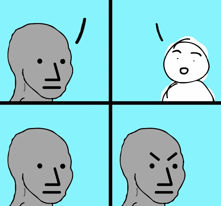 Angry NPC Wojak